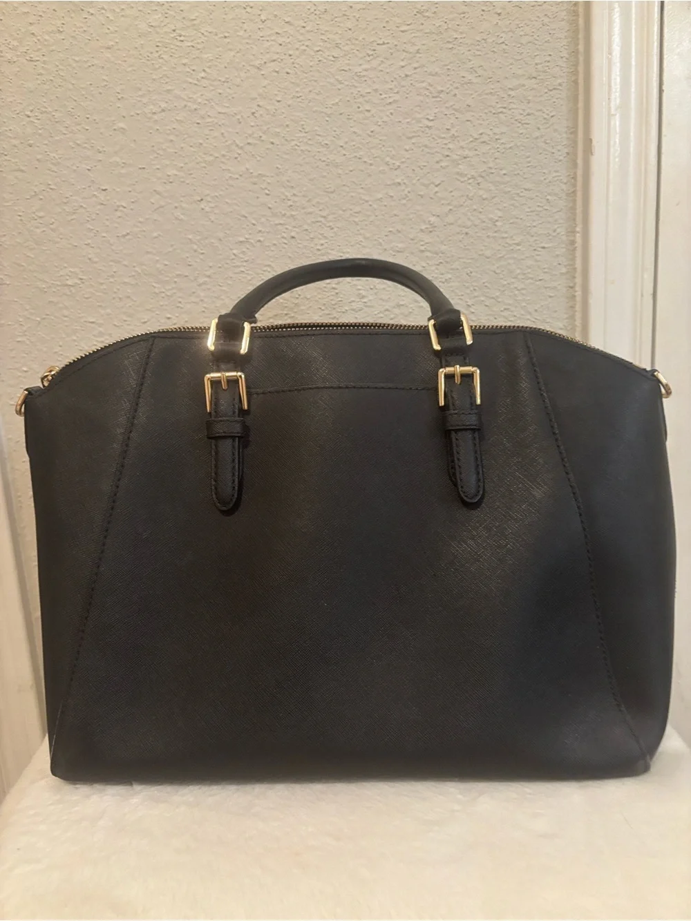 Michael Kors black leather